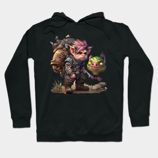 Cartoon warriors and buddies Hoodie